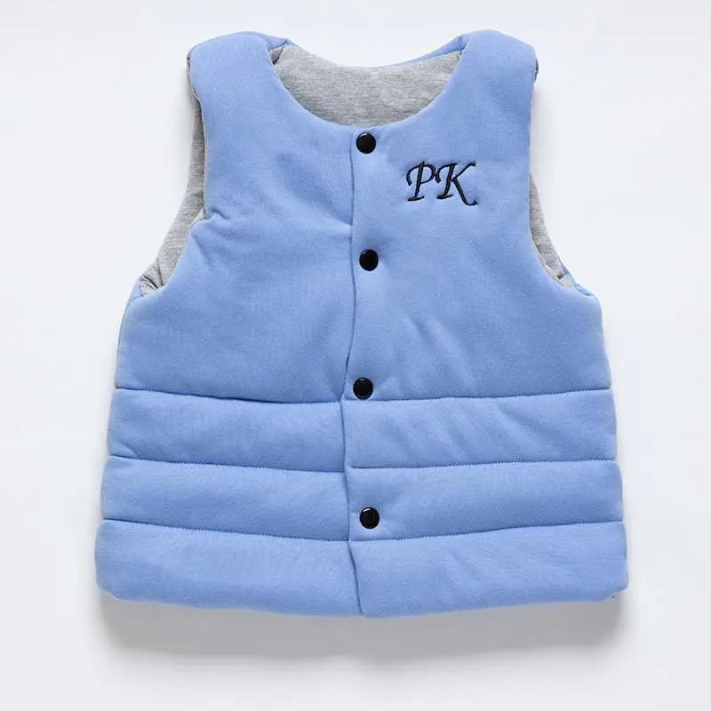Monogrammed padded waistcoat
