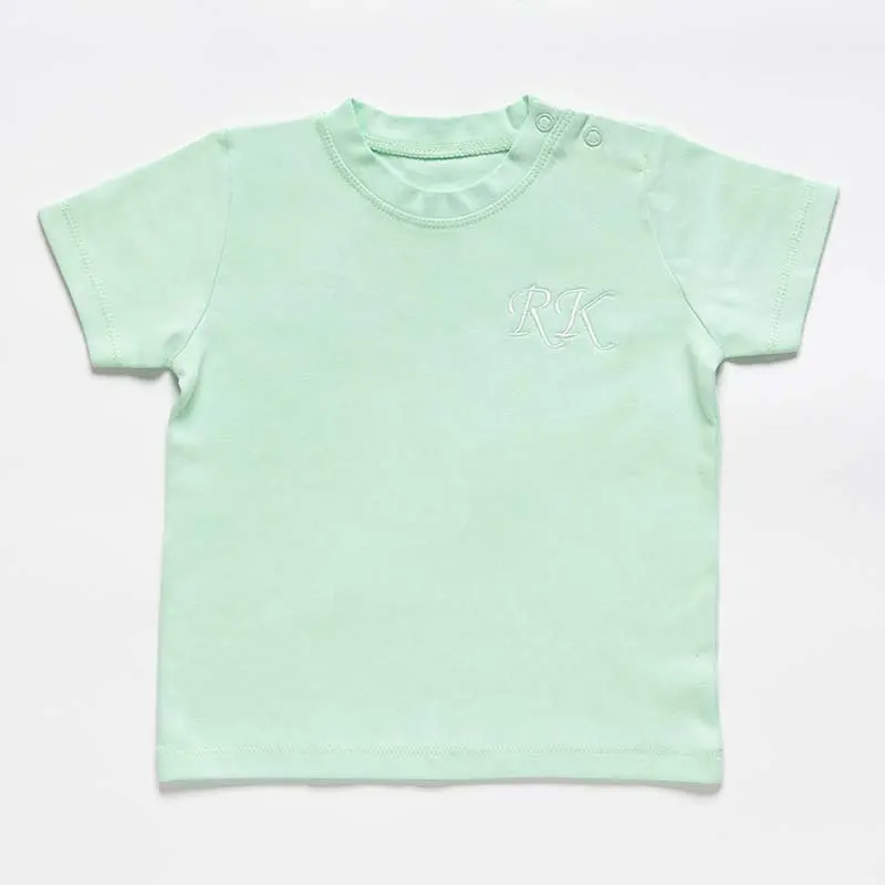 Mint green short-sleeved top