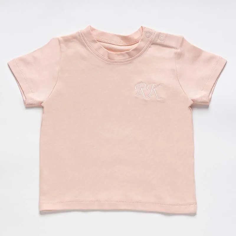Peach short-sleeved top