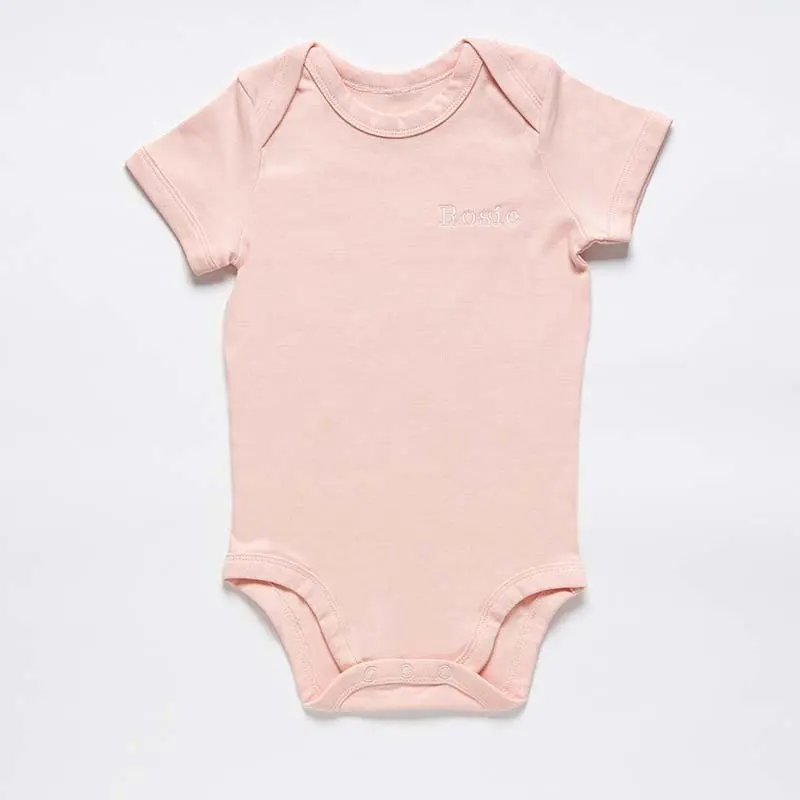 Peach short-sleeved vest