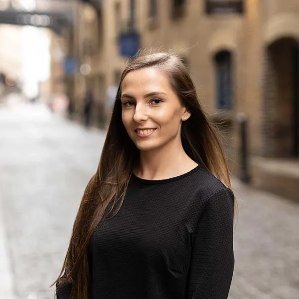 Business portrait on location in a London street